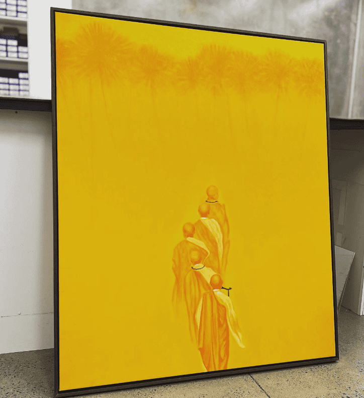 monastic canvas print