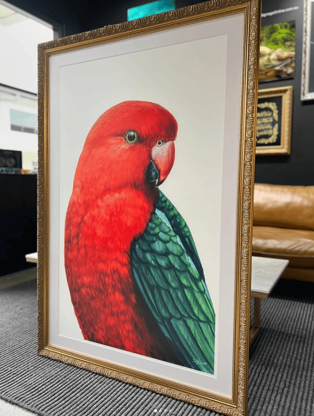 custom print gift red bird