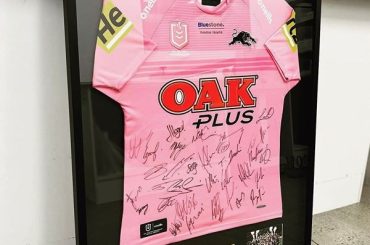 framed penrith jersey