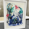 artwork in white frame